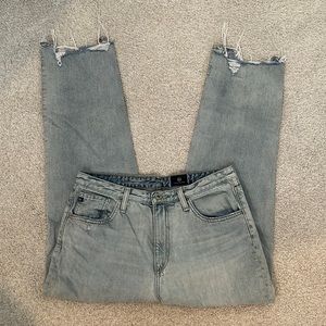AG ‘The Phoebe’ vintage, high waisted, tapered leg Jean.  Size 30